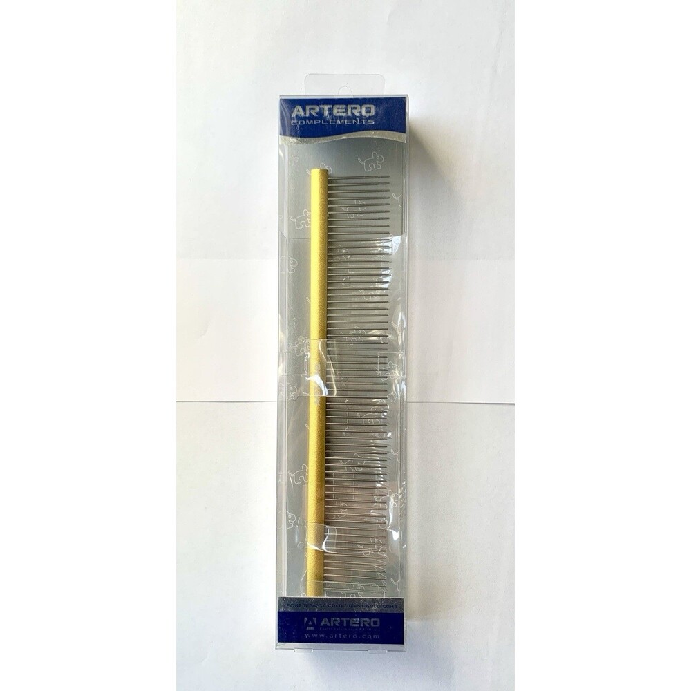 New Artero Giant Gold Comb Complements Professional Grooming Dog Cat Pets NIB - Picture 3 of 5
